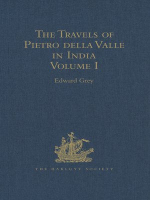 cover image of The Travels of Pietro della Valle in India